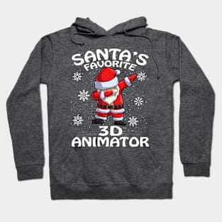 Santas Favorite 3D Animator Christmas Hoodie